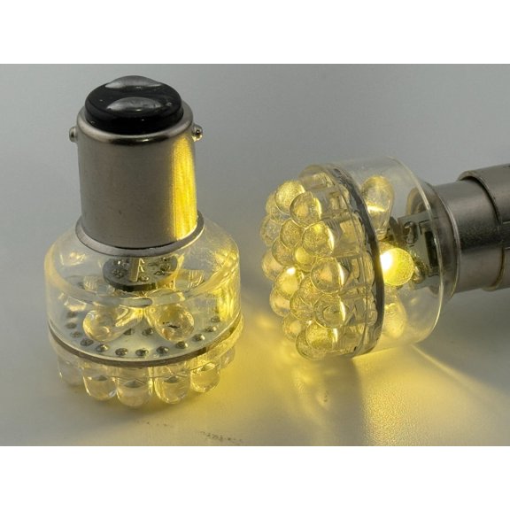 Rebaydo 2pcs 1142 BA15D LED Bulb 6 Volt AC or DC Single Filament (Color:Warm White 3000K;)