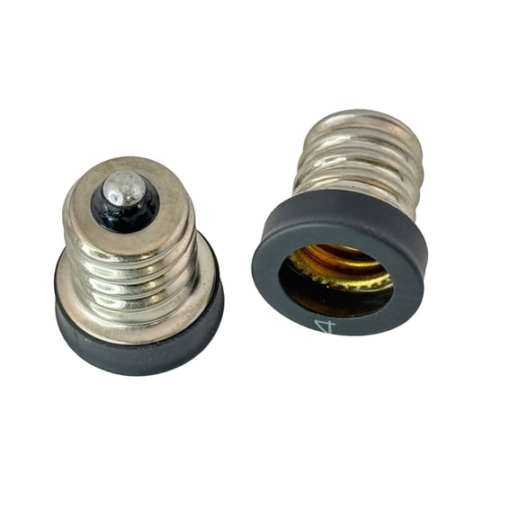 Rebaydo 2pcs E12 male to E10 female Screw Base Converter
