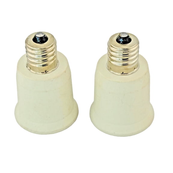Rebaydo 2pcs E17 male To E26 female Converter Adapter