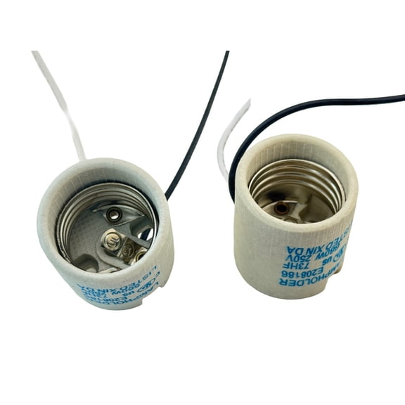 Rebaydo 2pcs E26/E27 Female Socket with Wires