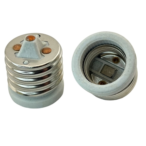 Rebaydo 2pcs E39 Male Mogul to E26/E27 Female Adapter Converter