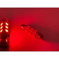 thumbnail image 1 of Rebaydo 2pcs Festoon 3 Watt 6 Volt DC 12 SMD 1 3/4 Inches or 43mm (Color:Red;), 1 of 3