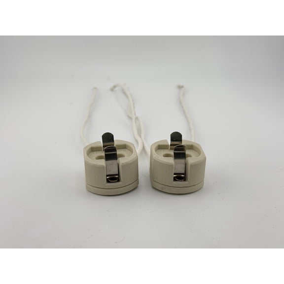 Rebaydo 2pcs G12 Ceramic Socket 1000V 4A with Wires