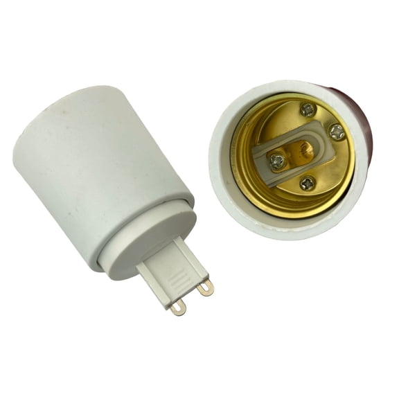 Rebaydo 2pcs G9 male to E26/E27 female Converter Adapter