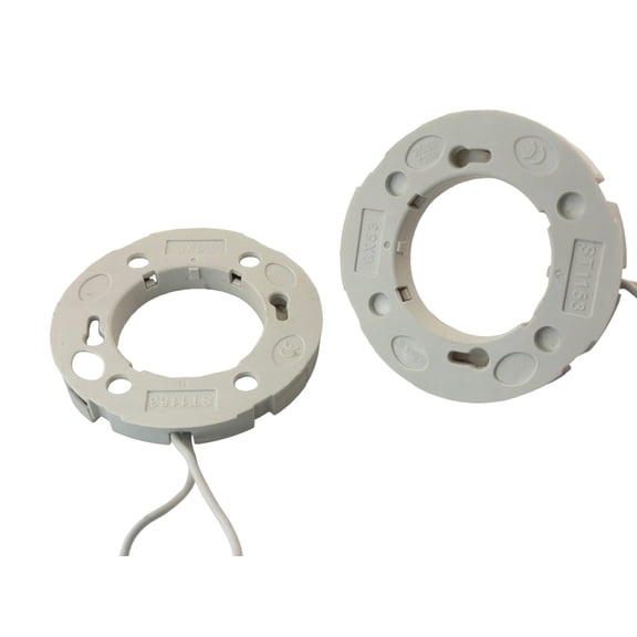 Rebaydo 2pcs GX53 Holder Socket Surface Mount with Wires