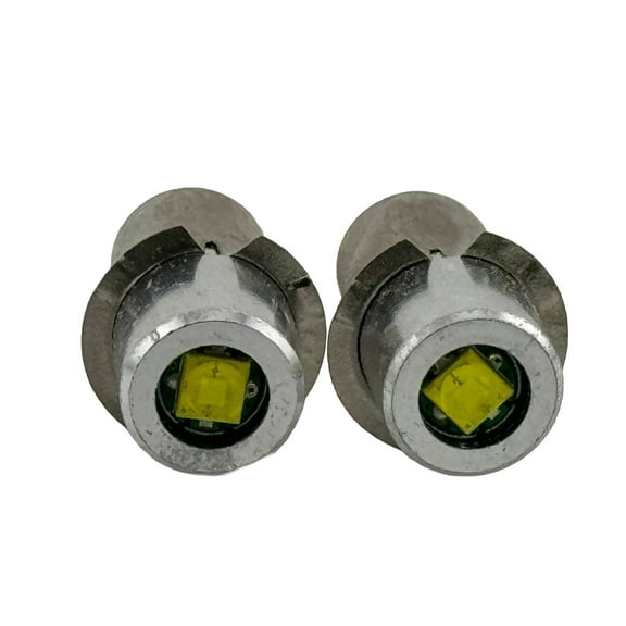 Rebaydo 2pcs LED Flashlight Bulb Pr2 P13.5S 3W 5-24V