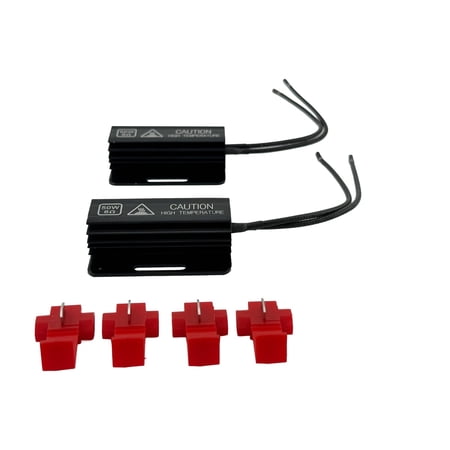 Rebaydo 2pcs LED Load Resistor 3 Ohm 50 Watt