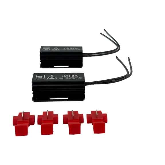 Rebaydo 2pcs LED Load Resistor 3 Ohm 50 Watt