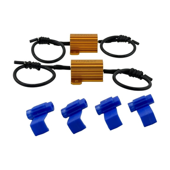 Rebaydo 2pcs LED Load Resistor Headlight 6 Ohm 25 Watt