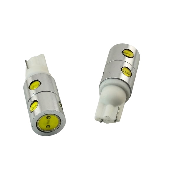 Rebaydo 2pcs LED T10 Wedge LED Lamp 12 VDC