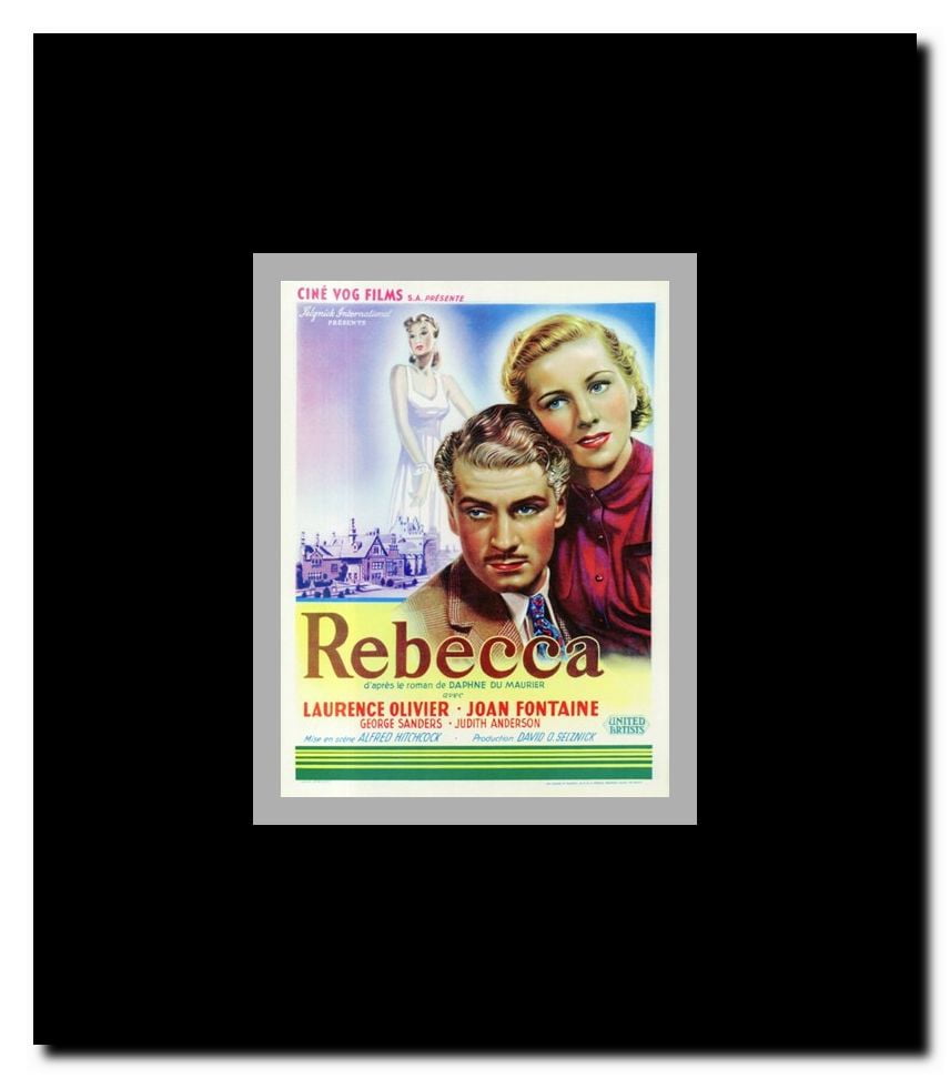 Rebecca Framed Movie Poster