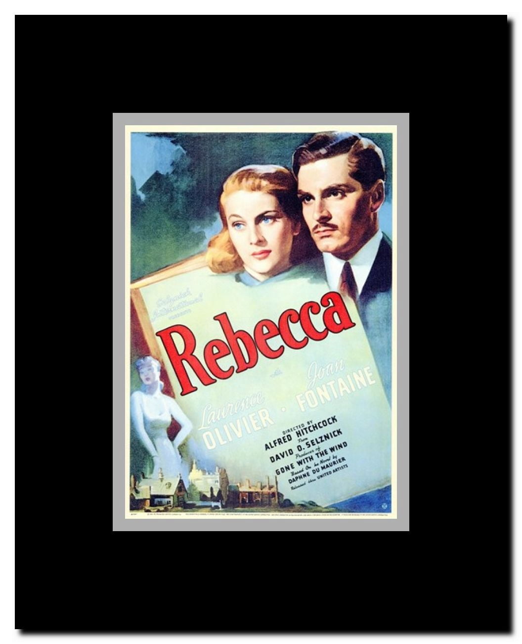 Rebecca Framed Movie Poster