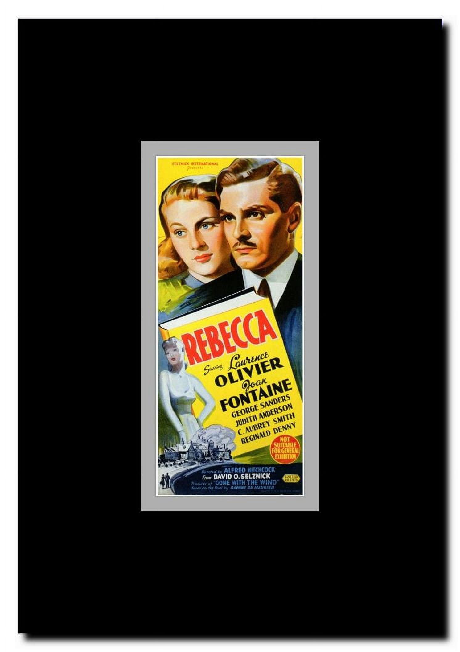 Rebecca Framed Movie Poster