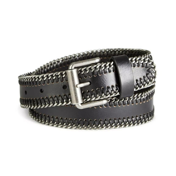 Rebecca Minkoff Black Braided Chain Belt Women's Extra Small XS New with Tags