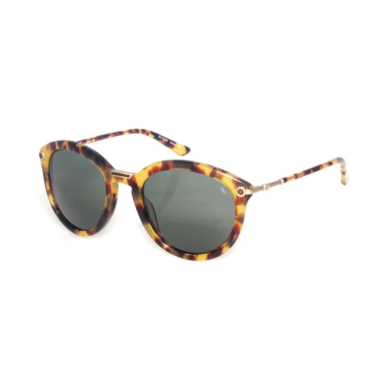 Rebecca Minkoff Bond Round Sunglasses 52mm Blonde Tortoise  display picture 3