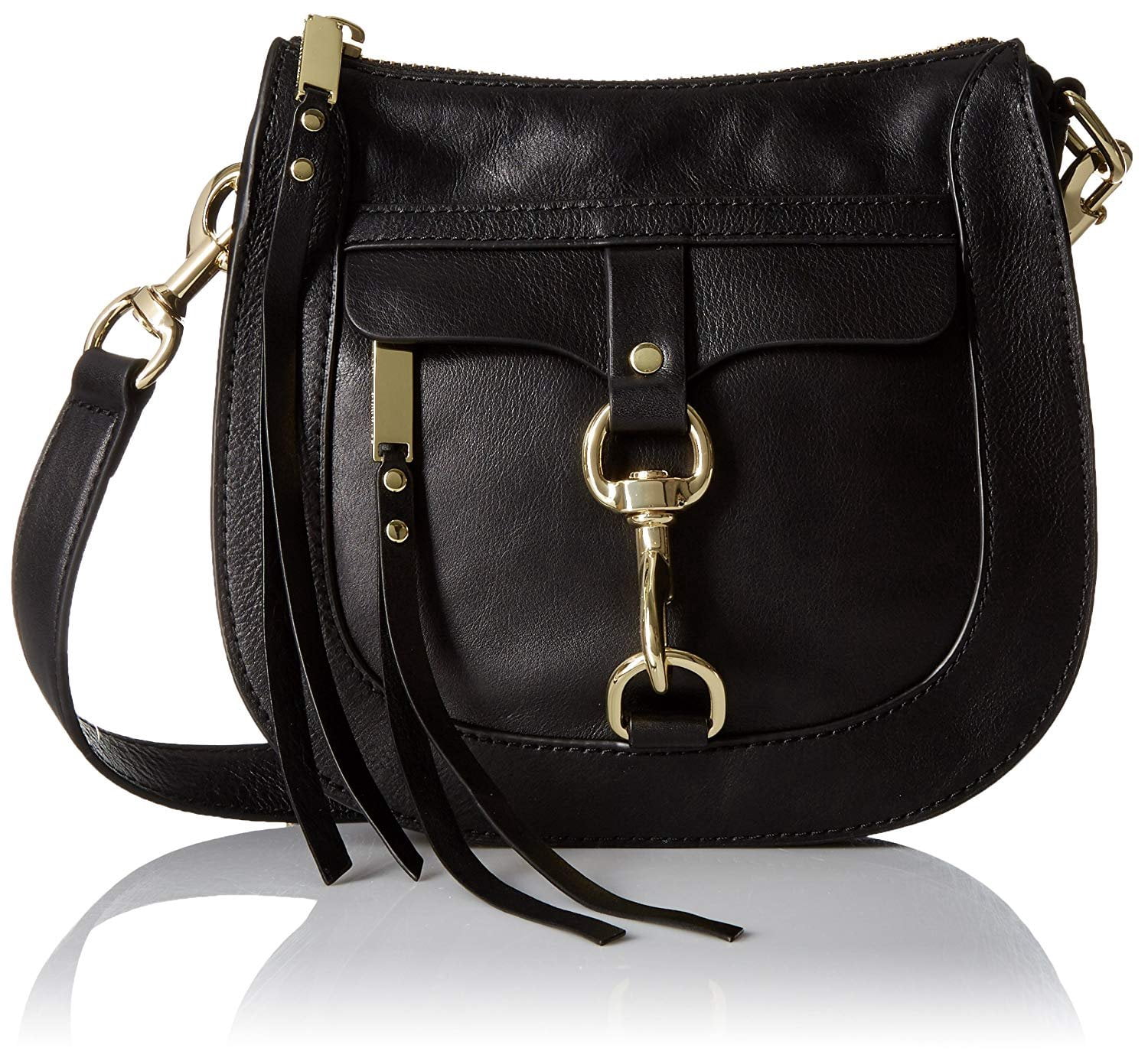 Rebecca Minkoff Dog Clip Saddle Bag, Black