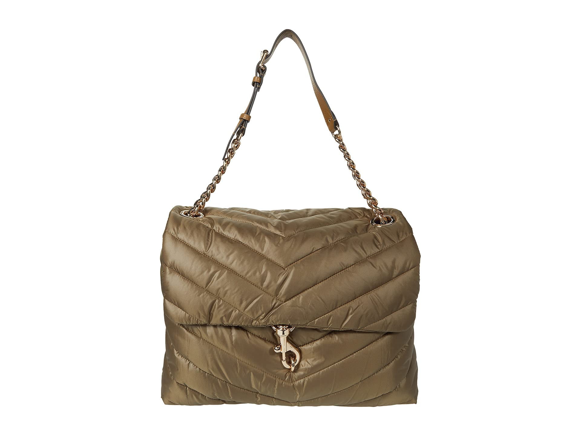 Rebecca Minkoff Edie Nylon XL Shoulder Military One Size