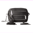 thumbnail image 1 of Rebecca Minkoff 4 Zip Moto Camera Bag Black, 1 of 2