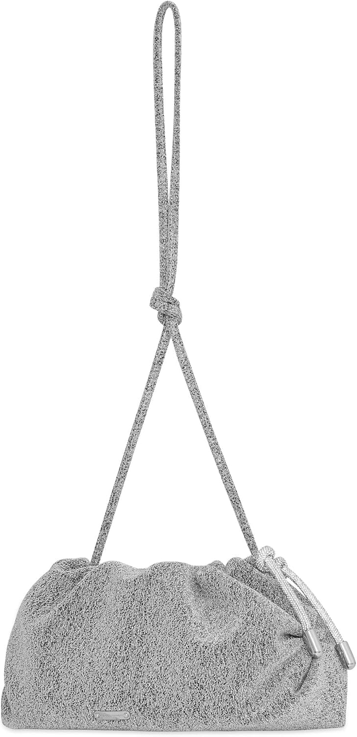 Rebecca Minkoff Handbags Tied Up Clutch 040-Silver OS