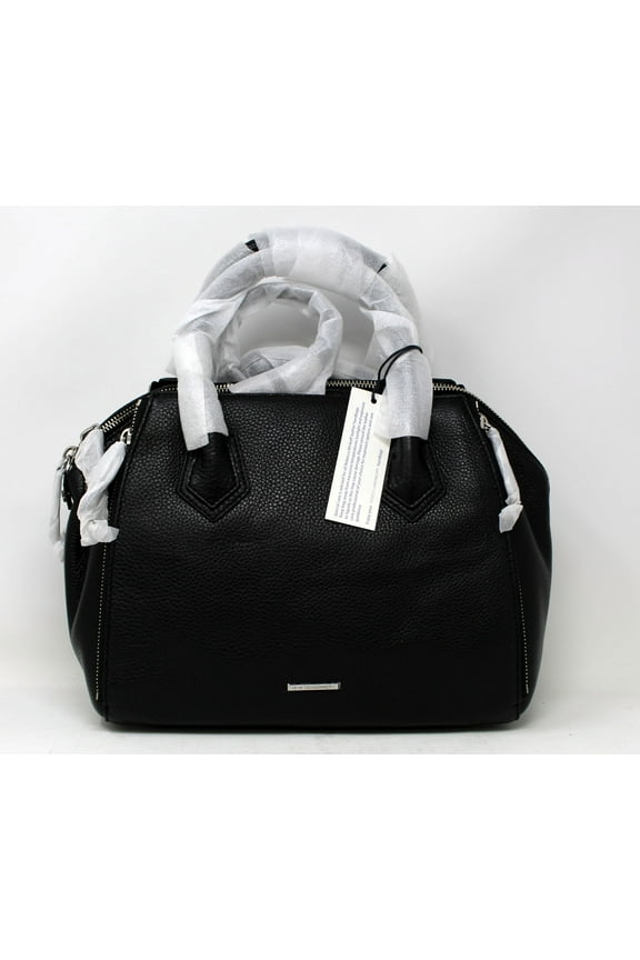 Mini Black Perry Satchel Convertible Top Handle