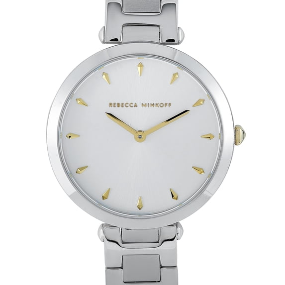 Rebecca Minkoff Nina Silver-Tone Bracelet Watch 2200276