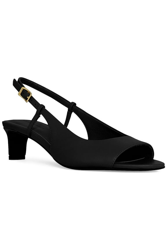 Slingback Leather Sandal, 8