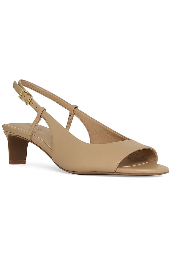 Slingback Leather Sandal, 9