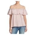thumbnail image 1 of Rebecca Minkoff Women's Cotton Diosa Top X-Small Lavender, 1 of 5