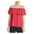thumbnail image 1 of Rebecca Minkoff Women's Cotton Diosa Top X-Small Shirley Temple, 1 of 2