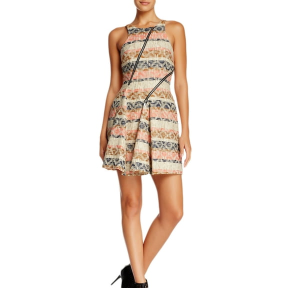 Rebecca Minkoff Women's Glamrock Dress 12 Multi