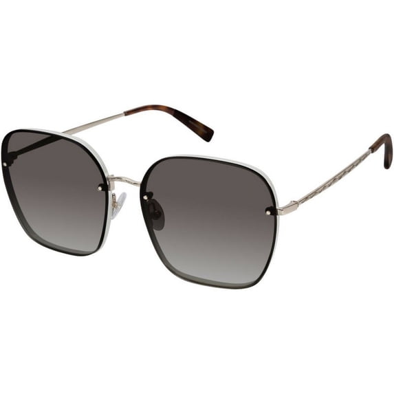 Rebecca Minkoff Women's Gloria 3/S Square Sunglasses, Gold Cream, 60mm, 17mm