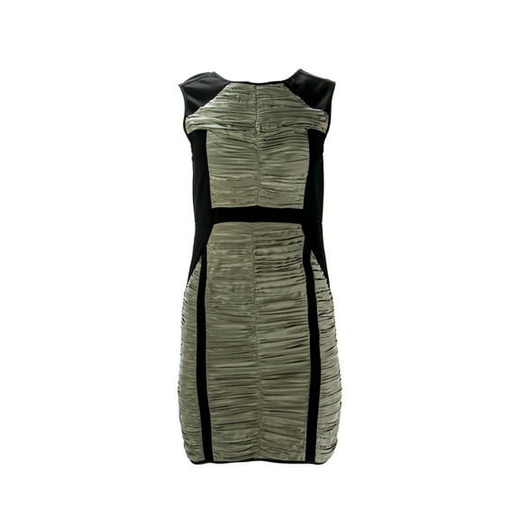 Rebecca Minkoff Women's Madison Ruched Dress Sz 4 Army