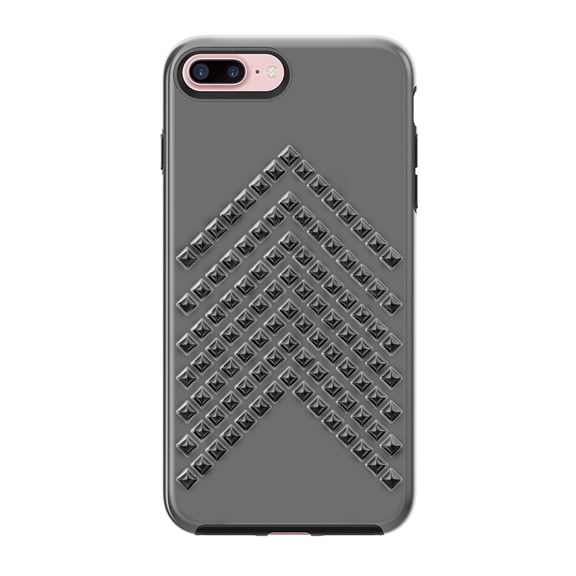 Rebecca Minkoff iPhone 7 Plus Case, Star-Studded Case [Protective] Designer Phone Case fits Apple iPhone 7 Plus - Gunmetal