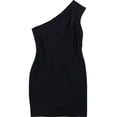 thumbnail image 1 of Rebecca Taylor Womens Basic Sheath One Shoulder Dress, Blue, 2, 1 of 1