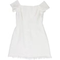 thumbnail image 1 of Rebecca Taylor Womens Slub Suiting Sheath Dress, White, 8, 1 of 2
