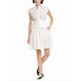 thumbnail image 1 of Rebecca Taylor womens  Collared Mini Dress, 2, White, 1 of 3