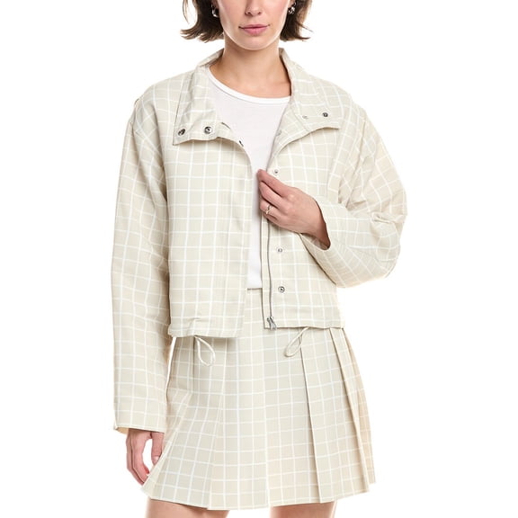 Rebecca Taylor womens  Drawcord Jacket, s, Tan