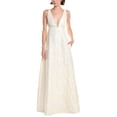 thumbnail image 1 of Rebecca Taylor womens  Floral Maxi Dress, 4, White, 1 of 3
