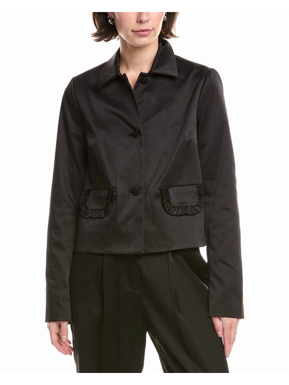 womens Jacket, l, Black
