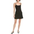thumbnail image 1 of Rebecca Taylor womens  Linen-Blend Mini Dress, 12, Black, 1 of 3