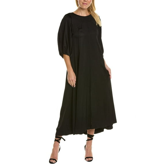 Rebecca Taylor womens  Open Back Maxi Dress, XS, Black