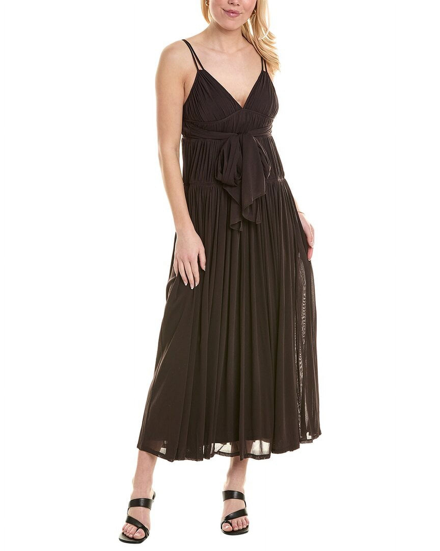 Rebecca Taylor womens Ruched Maxi Dress, 0, Brown - Walmart Business Supplies Rebecca Taylor womens Ruched Maxi Dress, 0, Brown - Walmart Business Supplies