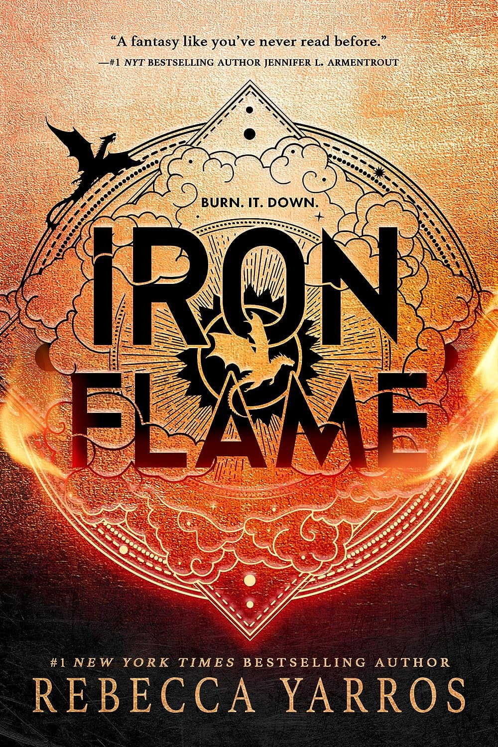 Iron Flame Hardcover Book by Rebecca Yarros