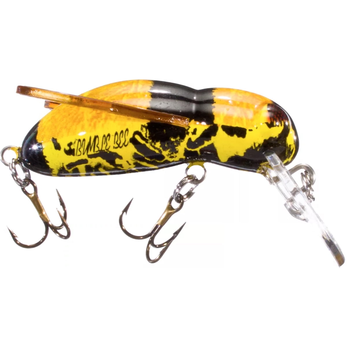 Rebel Lure Company - Although technically a shallow crankbait, a Bumble Bug  does a great job of imitating a fly, bee or beetle struggling on the  surface. Work with twitches to make