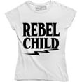 thumbnail image 1 of Rebel Child Funny Wild Side Of Childrens Saying Quote Women's T-Shirt, 1 of 4