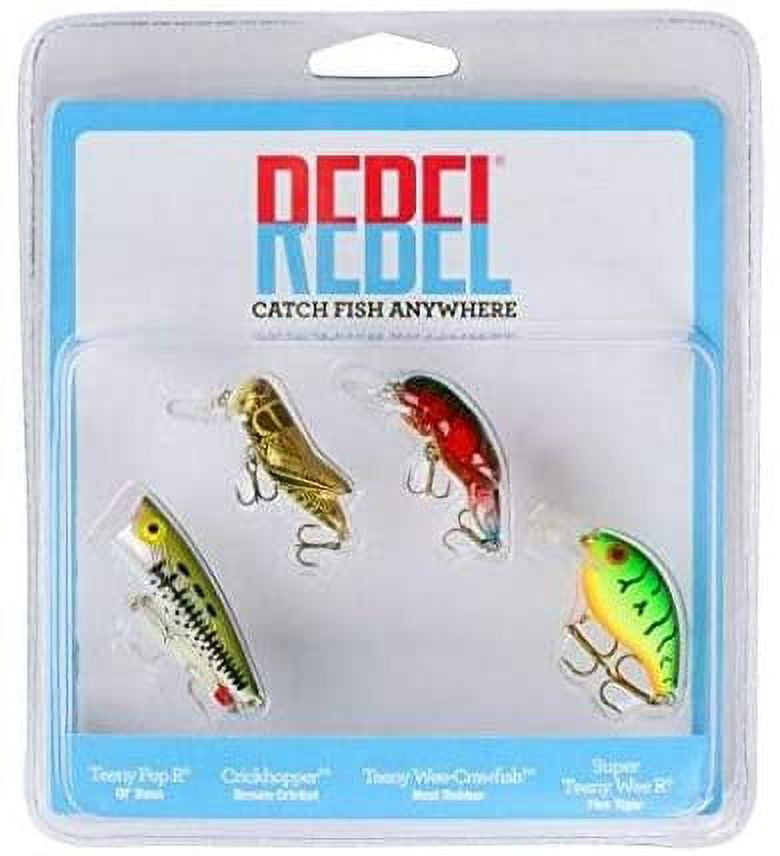 Rebel Classic Critters 4 Pack Four popular lures PK4RB2