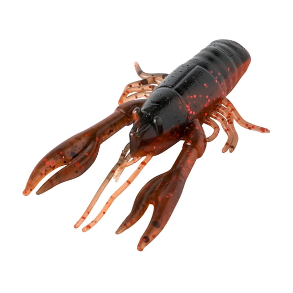 Rebel Creek Craw Soft Plastic - 1 7/8 IN - 6 Pack - Texas Red