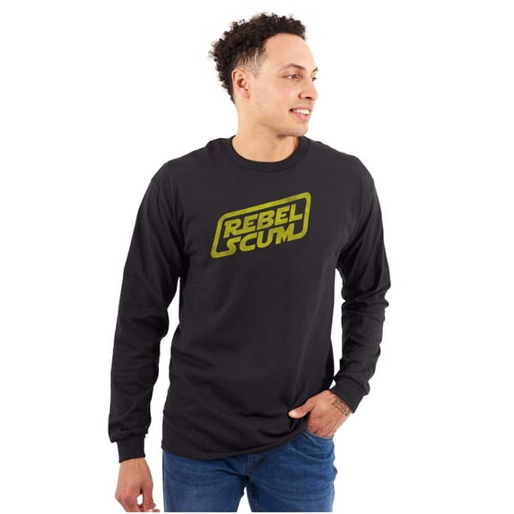 Rebel Dark Galaxy Scum Space Universe Long Sleeve TShirt Men Women Brisco Brands M