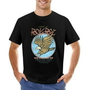 Rebel Eagle Rock Tour Graphic Print T-Shirt for Men Vintage Punk Gift