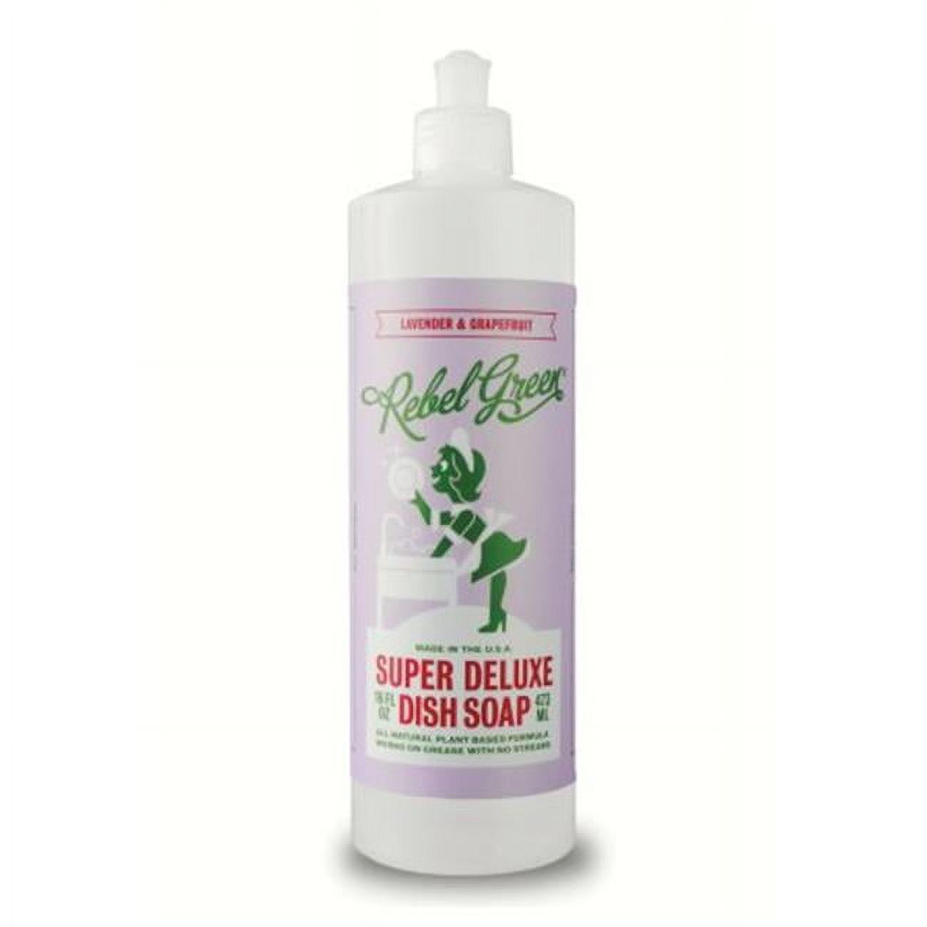 Rebel Green Dish Soap Lavender Grapefruit, 16 Oz